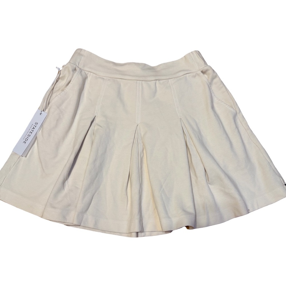 Stateside Ponte Pleated Mini Skirt-NWT-size medium - Picture 7 of 9